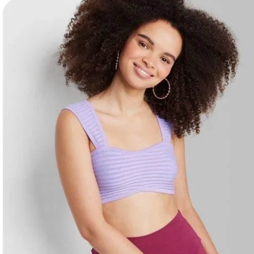 Wild Fable Purple Bra Top